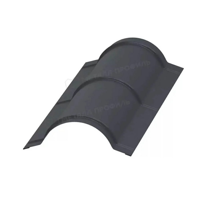 Планка конька круглого R110х2000 (ПЭ-01-6002-0.45)